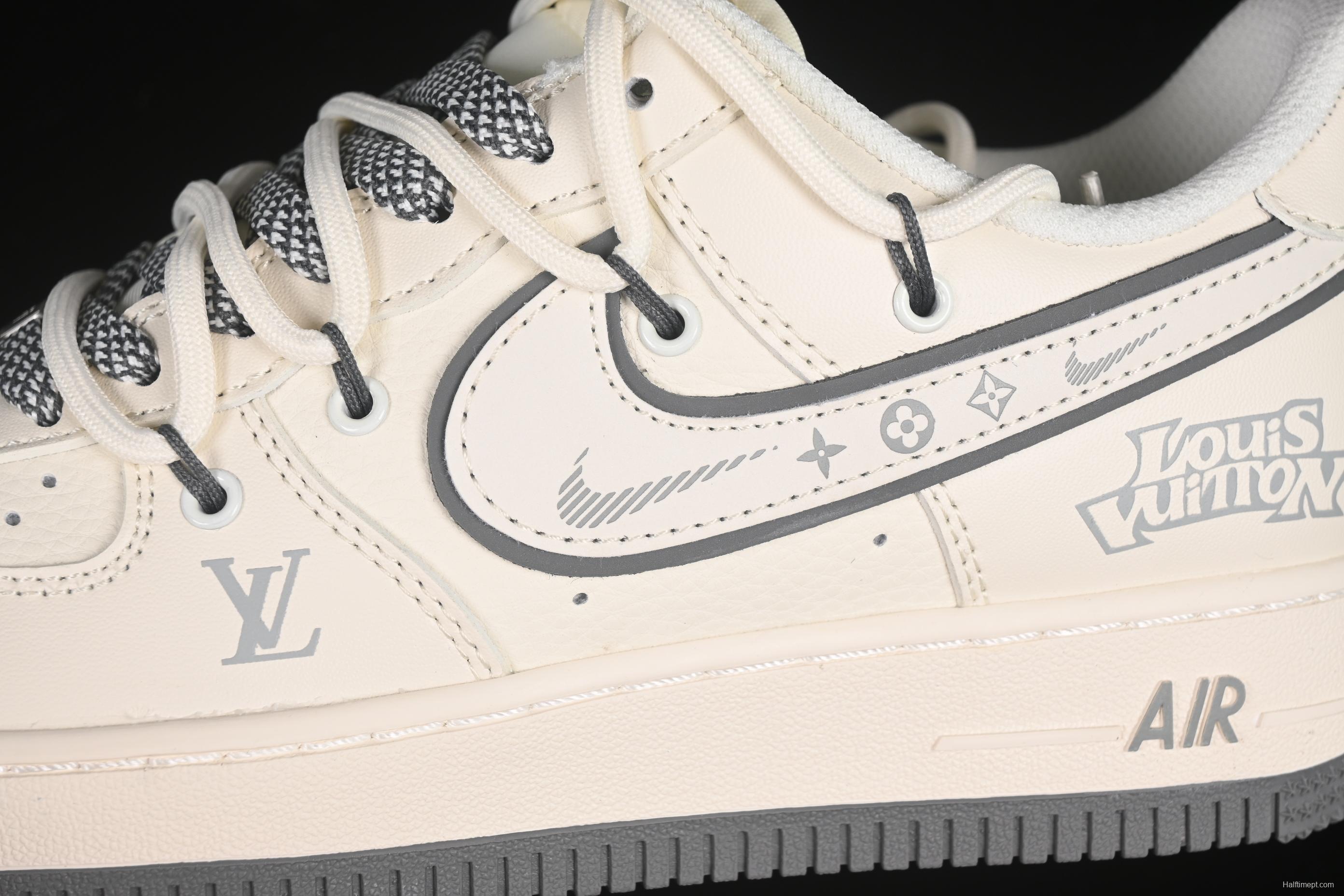 Nike Air Force 1 '07 Low LV Collaboration Beige Sole Drawstring Casual Sneakers - DM6868-100