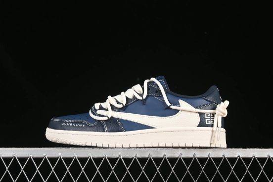 Nike Travis Scott x Fragment Design x Air Jordan 1 Low OG SP AJ1 Collaboration Sneakers - LD2025-021