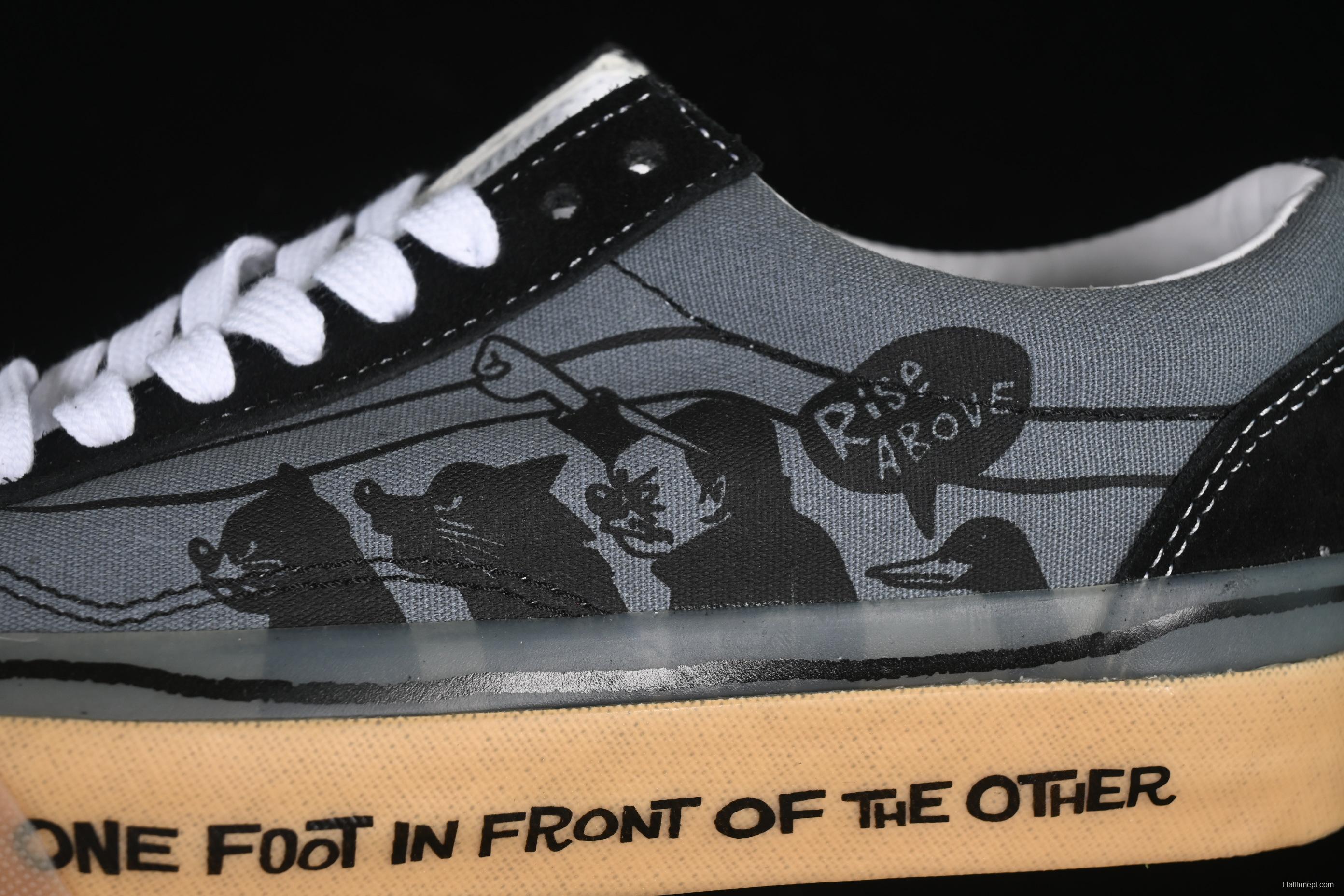 Vans Premium x Hanai Artist Collaboration Low-Top Casual Skate Shoes - VN000D56BN5