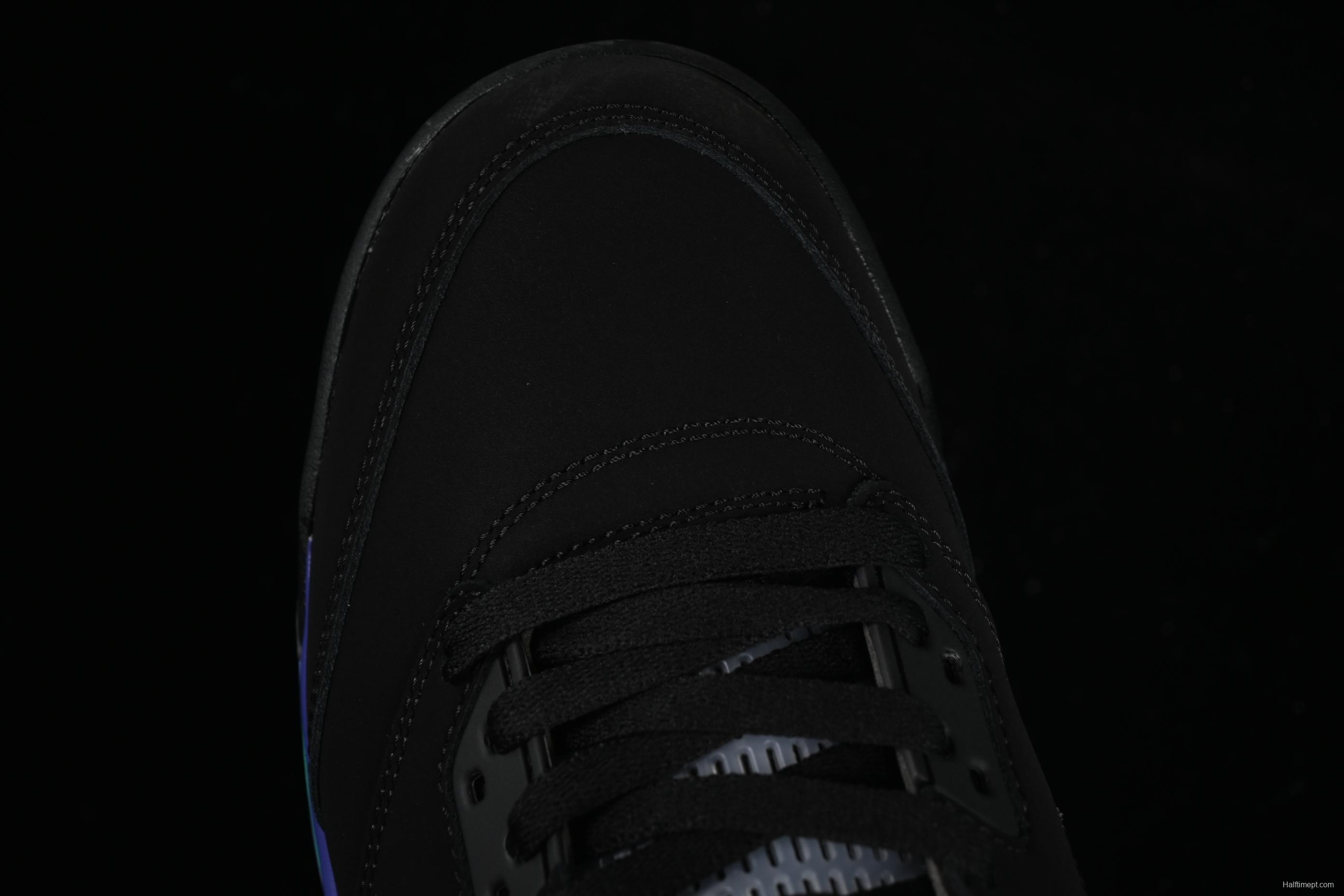 Nike Air Jordan 5 Retro Basketball Shoes - Black Grape - 136027-007