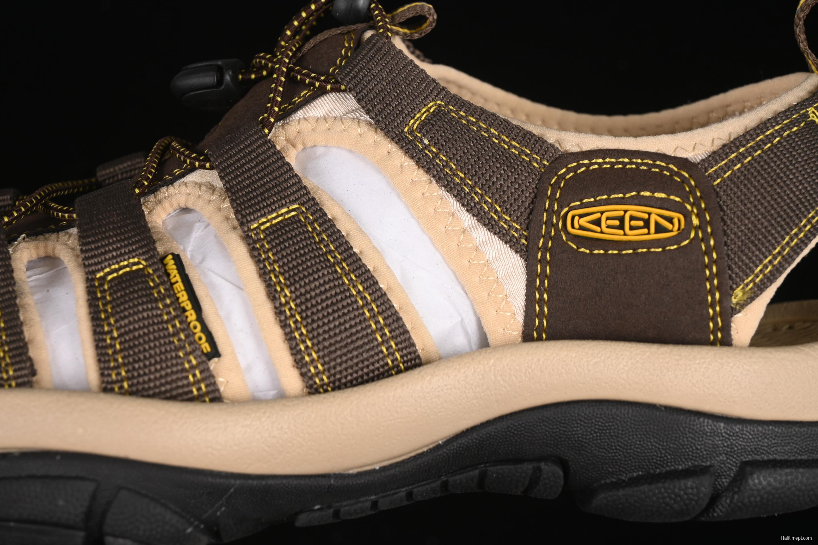 Keen Newport Summer Trendy Woven Elastic Strap Water Hiking Outdoor Sandals - 1022258 Khaki