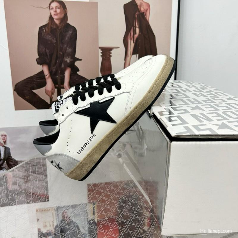 2024 Unisex GGDB White Black Leather Sneakers MJ00260