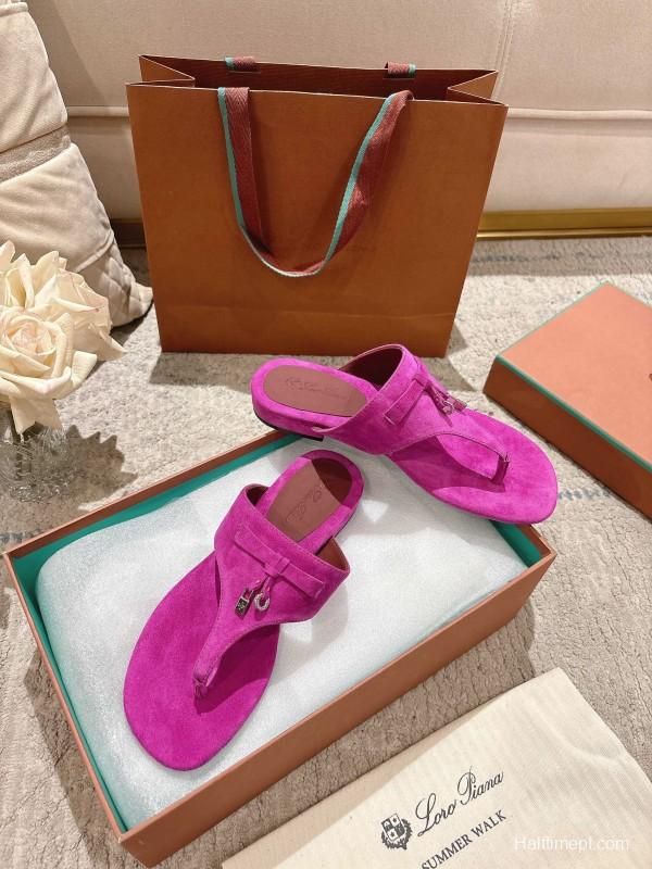 2025 Slippers Le Parmentier Pink Suede Slippers