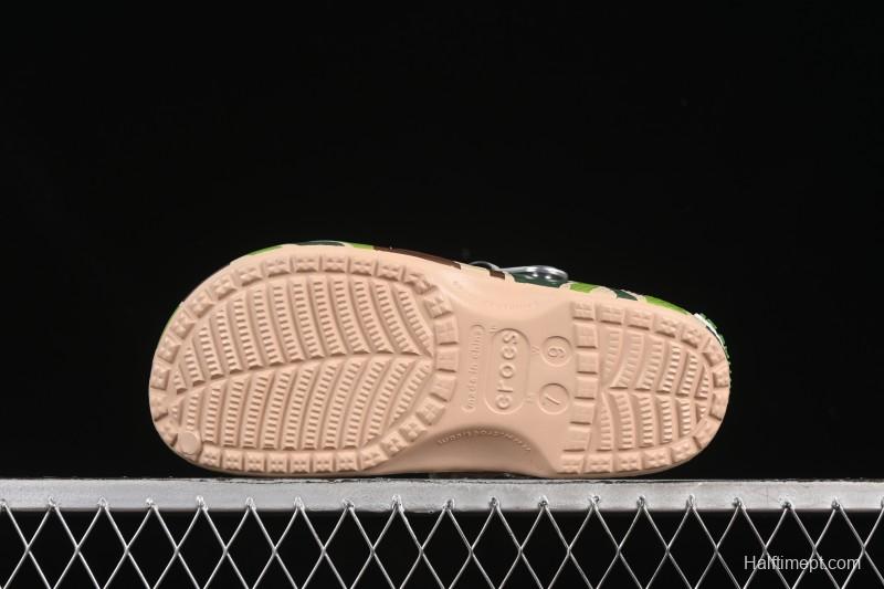 Bape x Crocs Classic Clog Camouflage Print Comfortable Versatile Clog - B.D4