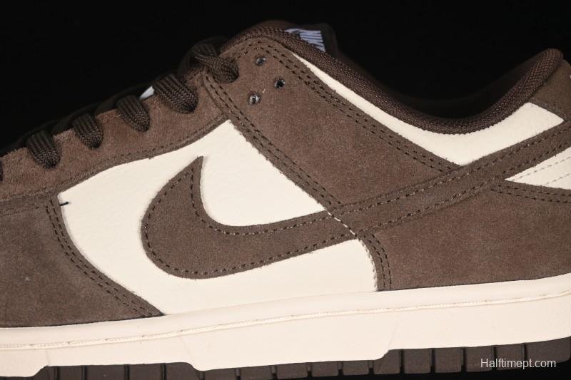 Nike SB Dunk Low White Mocha Low-Top Casual Skate Shoes - FQ8249-104
