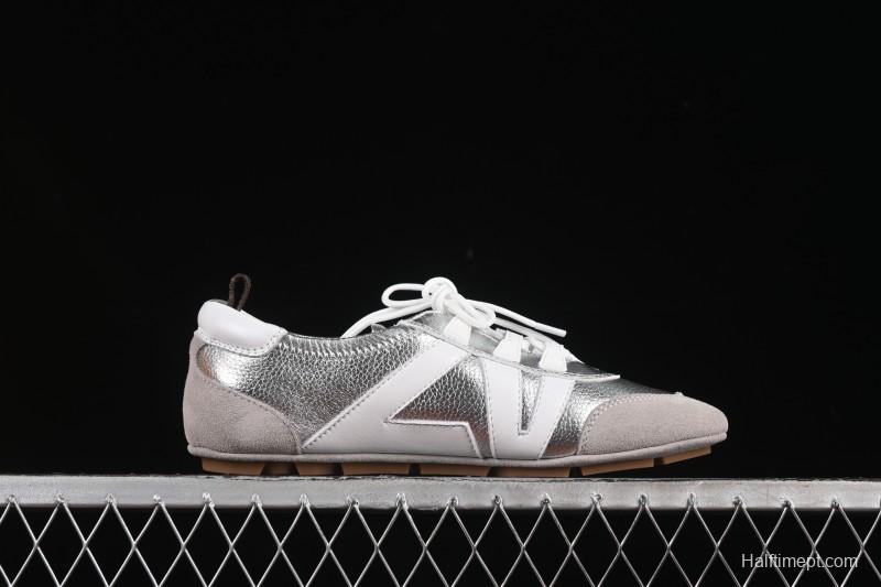 Louis Vuitton Sneakerina Round Toe Lace-Up Ballet Style Flat Training Shoes - N.F6