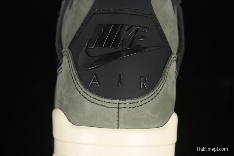 Nike Air Jordan 4 Retro OG Undefeated Collaboration Olive Green Suede - IB1519-200