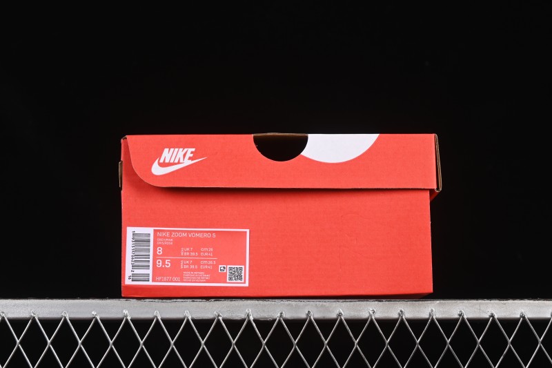 Nike Zoom Vomero 5 Retro Casual Running Shoes with Lightweight Cushioning - HF1877-001