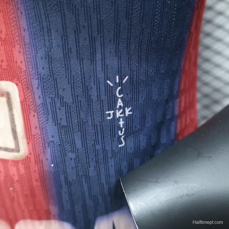Player Version 25/26 Barcelona Travis Scott Special Jersey