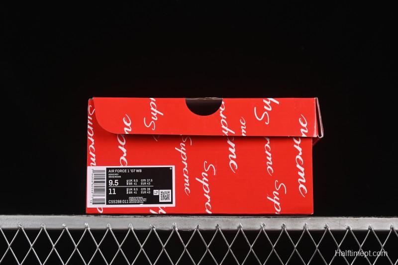 Nike Air Force 1 '07 Low Supreme Collaboration Versatile Beige Casual Sneakers - CS5288-011