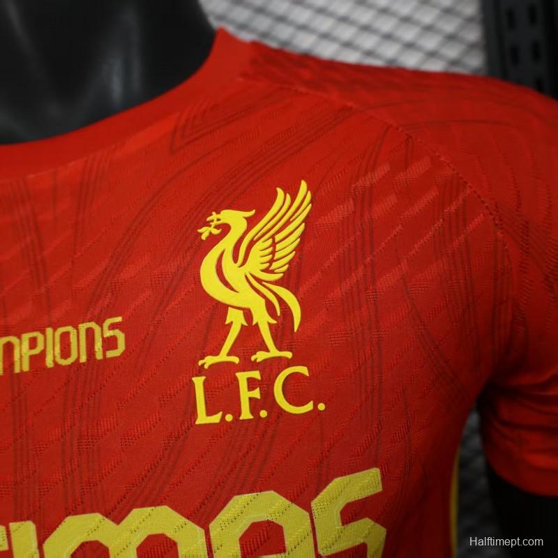 Player Version 25/26 Liverpool 20times Champions Jersey
