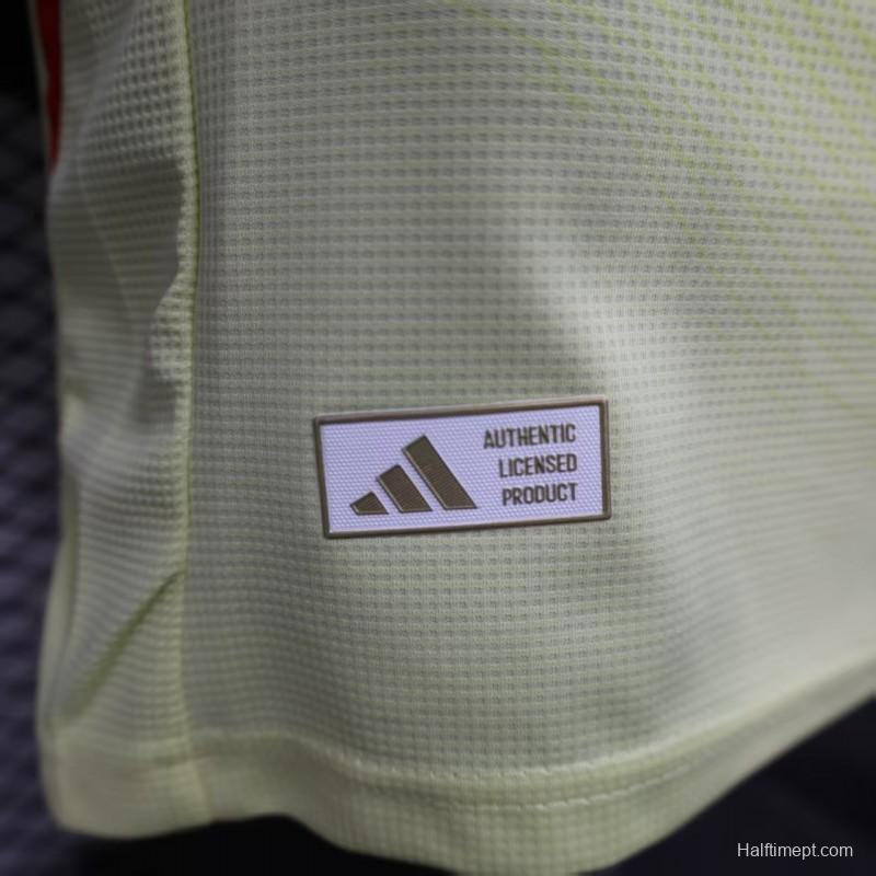 Player Version 25/26 Arsenal Home Yellow Goalkeeper Jersey