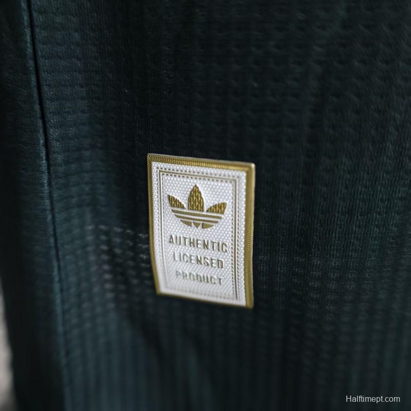 Player Version 25/26 Al-Ahli Saudi Dark Green with Traditional Arabic Pattern Jersey