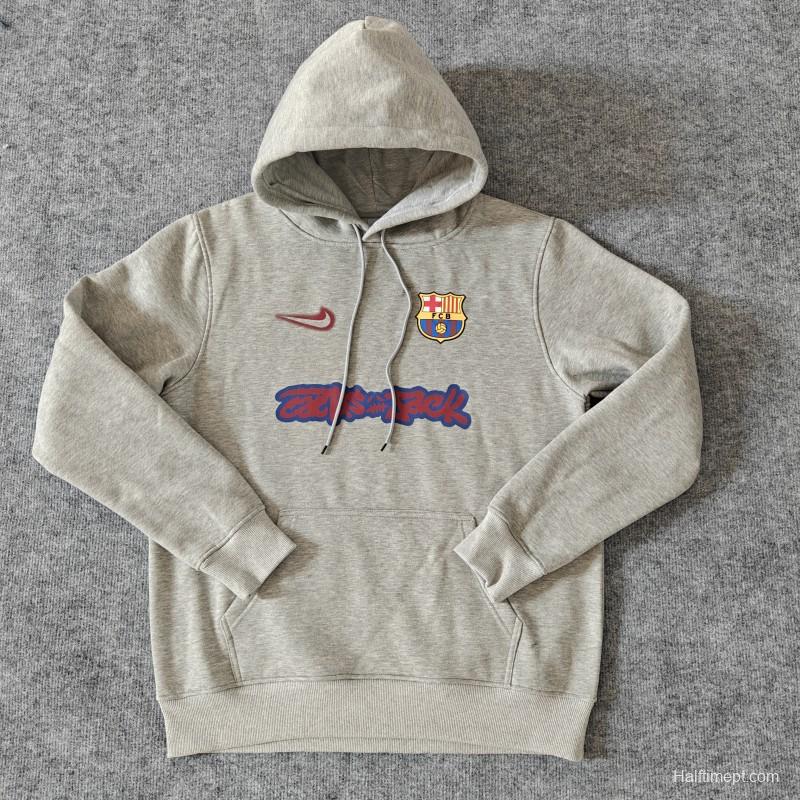 25/26 Barcelona Black Cactus Jack Hoodie -7 Colors