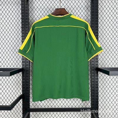 Retro 1998 Brazil Goalkeeper Green Jersey