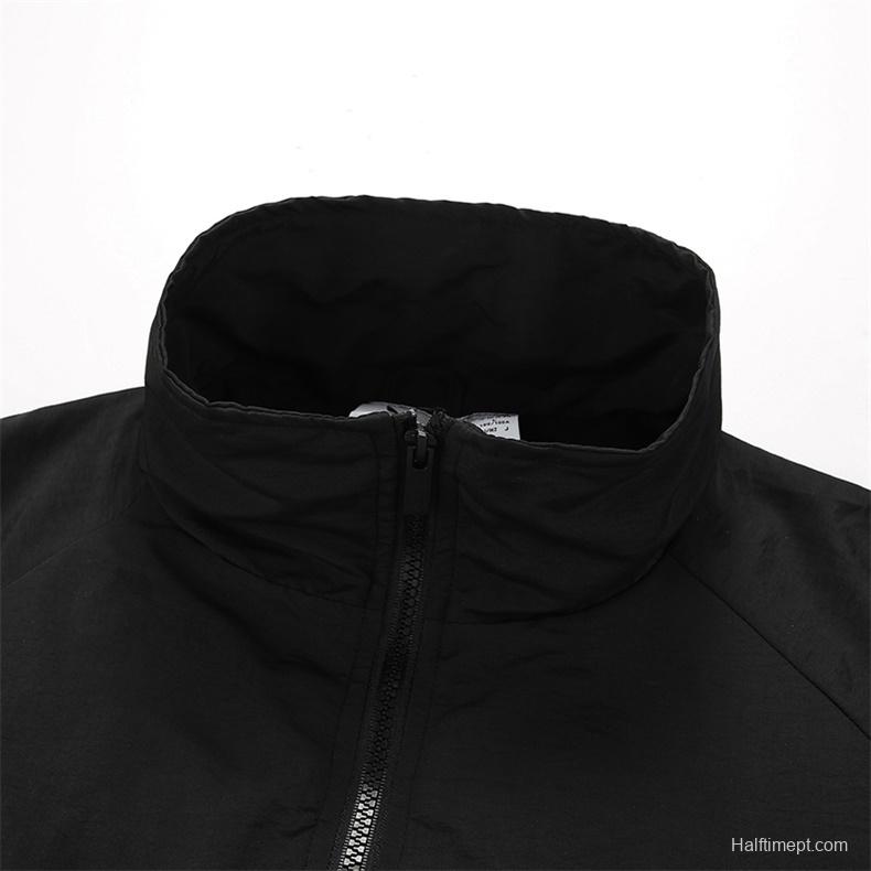 2025 Adidas Original Blue/Brick red/Bright Red/BLACK Full Zipper Windbreaker 4 Colors