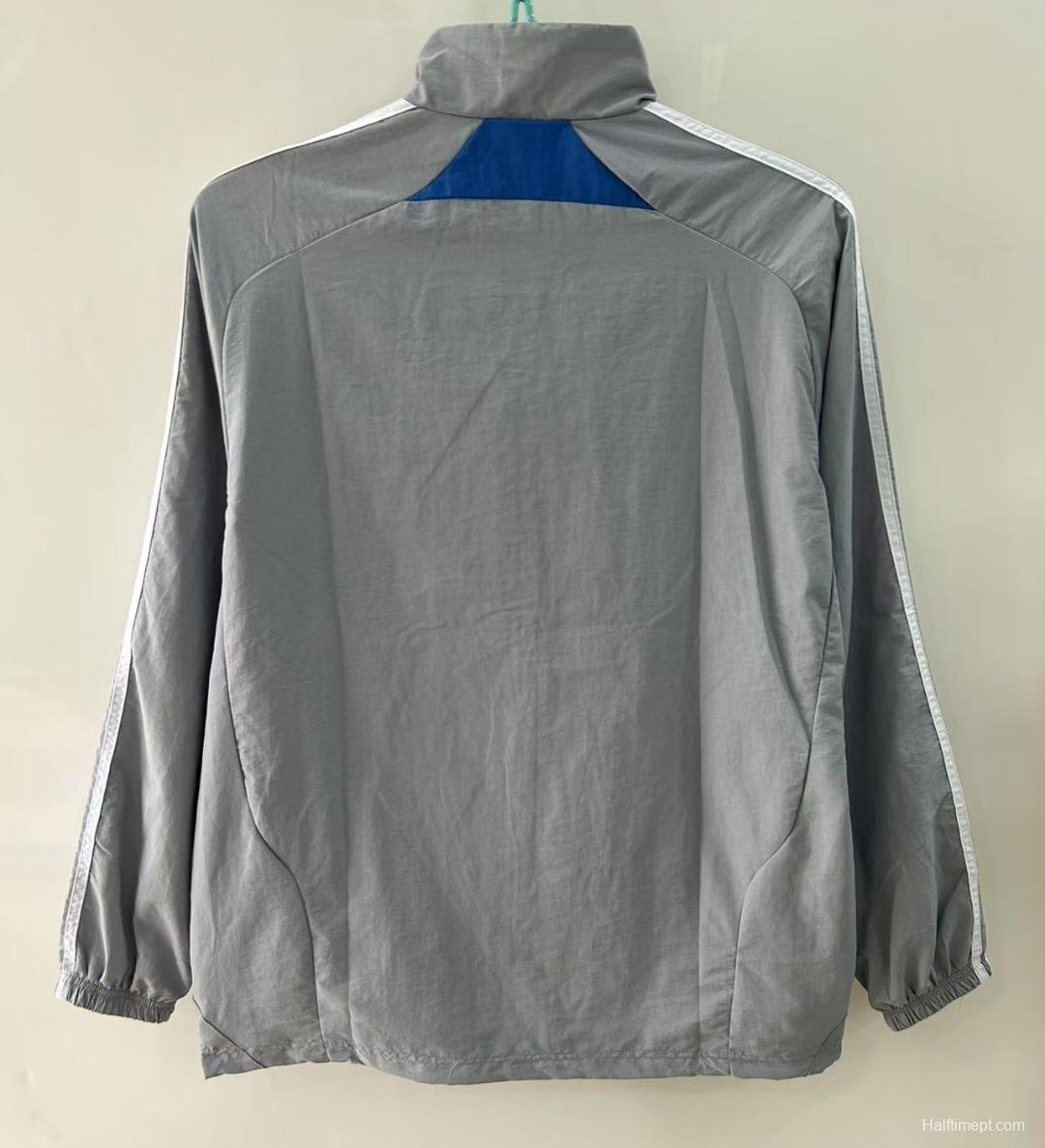 25/26 Bayern Munich Grey Windbreaker Windbreaker