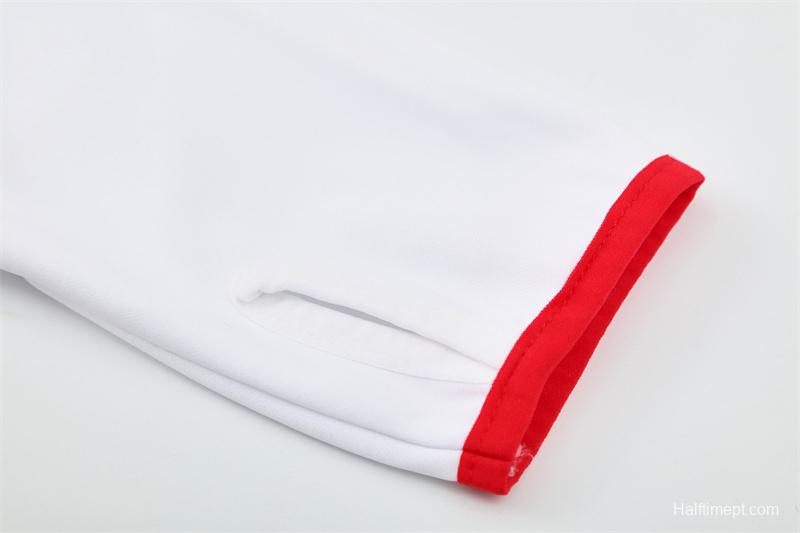 Retro 04/05 AC Milan White Half Zipper Jacket