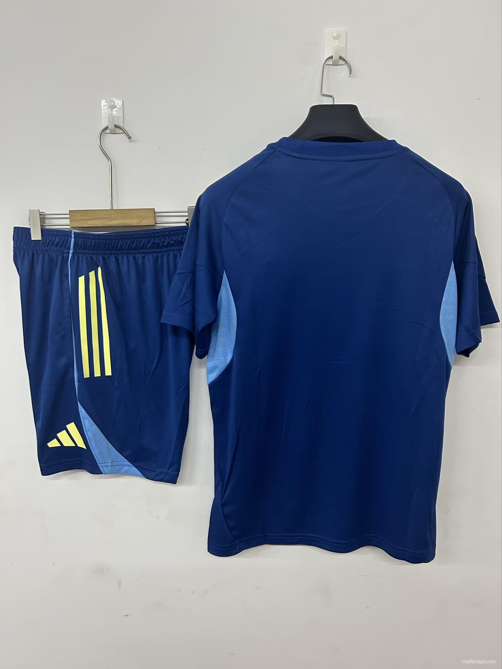 25/26 Real Zaragoza Training Jersey Royal Blue+Shorts