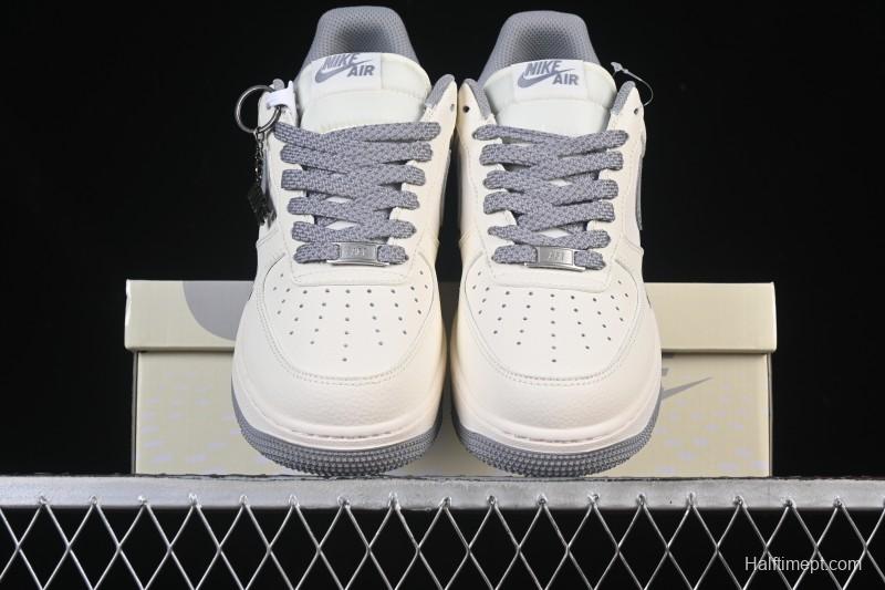 Nike Air Force 1'07 Low Classic Gray Casual Sneakers - SM6668-106
