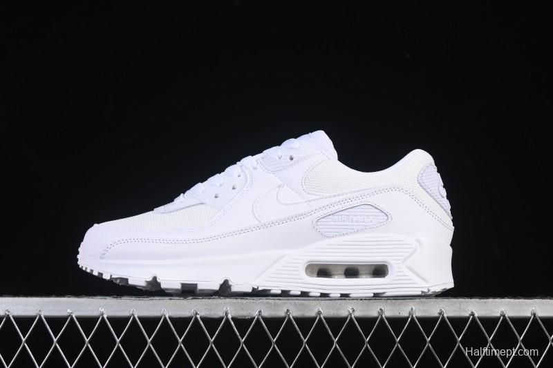 Nike Air Max 90 Retro Running Shoes with Max Air Cushion - CN8490-100