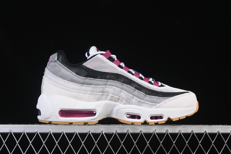 Nike Air Max 95 Retro Cushioned Running Shoes with Air-Sole Unit - HF7545-100
