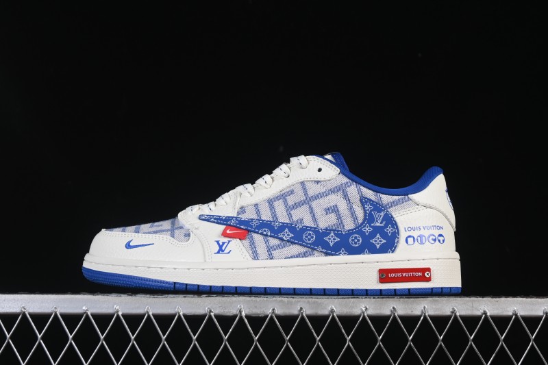 Nike Travis Scott x Fragment Design x Air Jordan 1 Low OG SP AJ1 Low Top Casual Sneakers - SC0601-055
