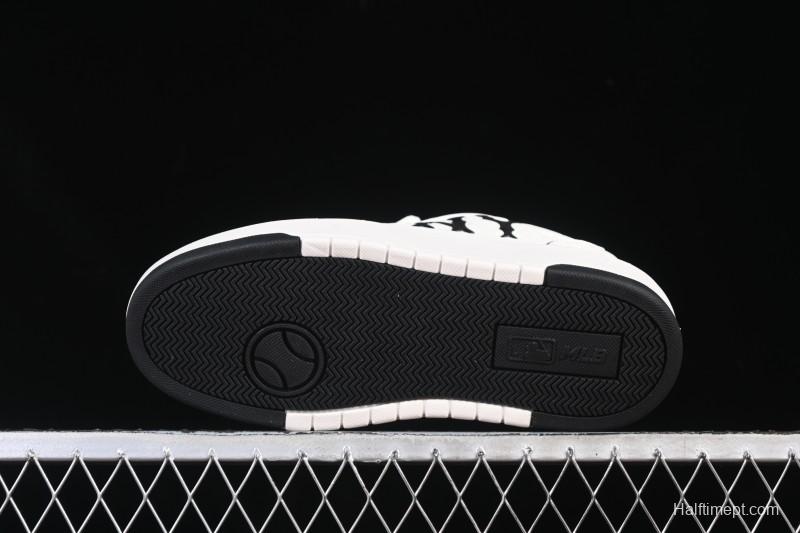 New York Yankees Bigball Chunky Embo Monogram Height Increasing Thick Sole Casual Sneakers - 3ASXE035N50CRL