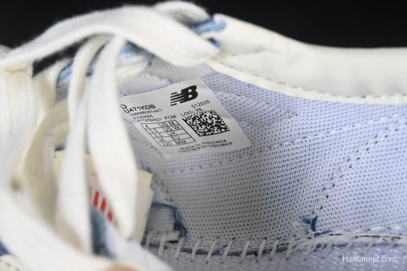 New Balance 471 Series Fabric and Leather Casual Lifestyle Shoes - U471KDB