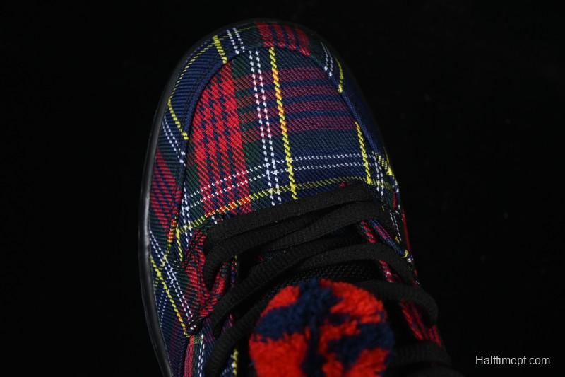 Nike SB Dunk Low Nardwuar Collaboration Scottish Plaid Low-Top Casual Skate Shoes - II1493-600