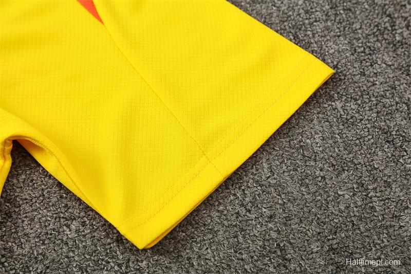 25/26 Brazil Yellow with XS Short Sleeve+Soccer Shorts