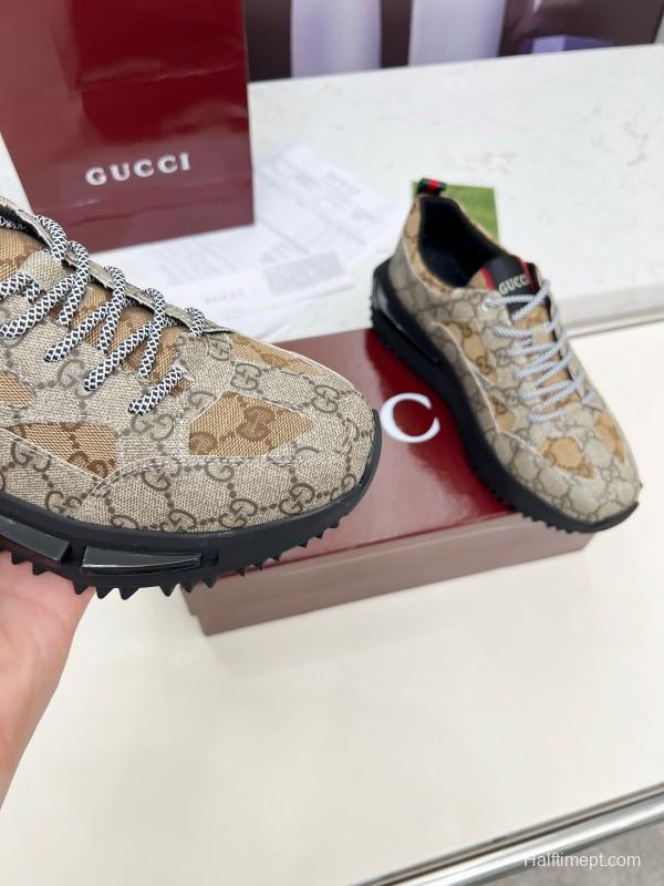 Gucci 2025/SS Series 2.0 Sneakers with Reflective Stripes and Retro Design - LY00320