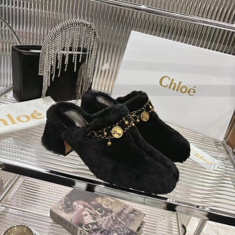 Chloe 2026 Real Fur Slippers - LY00320
