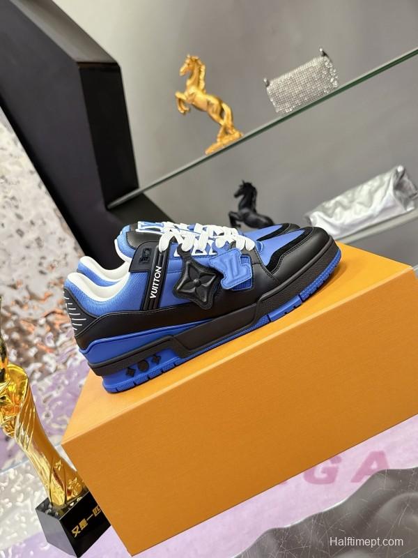 Louis Vuitton Trainer Series Couple Casual Sneakers Skate Shoes - AS00400