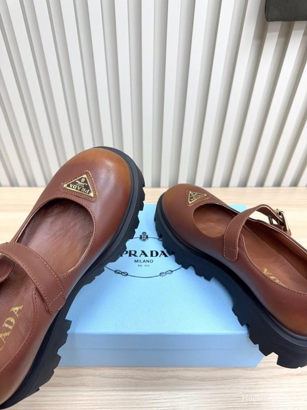 Prada 2025 SS Platform Mary Jane Shoes - LY00300