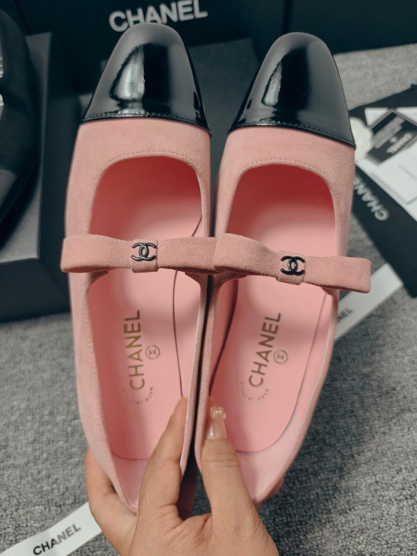 Chanel Classic Slingback Bow Flats - LY00290