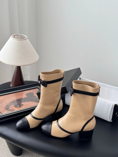 Chanel 2025 SS New Bow Ankle Boots - LY00