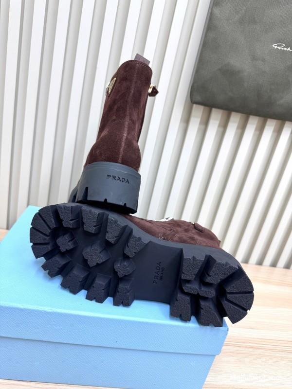 Prada 2025 SS Platform Martin Boots - LY0350