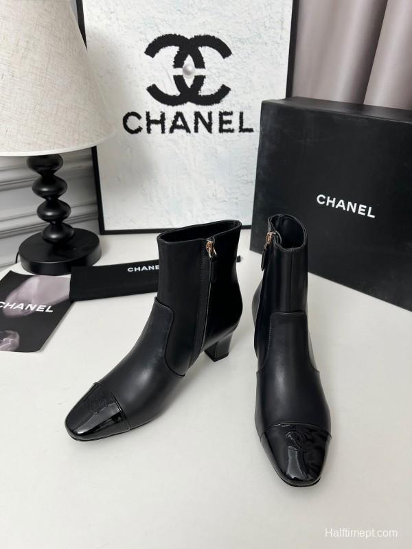 Chanel 2025 SS Double C Heel Fashion Boots - LY00370/LY00400