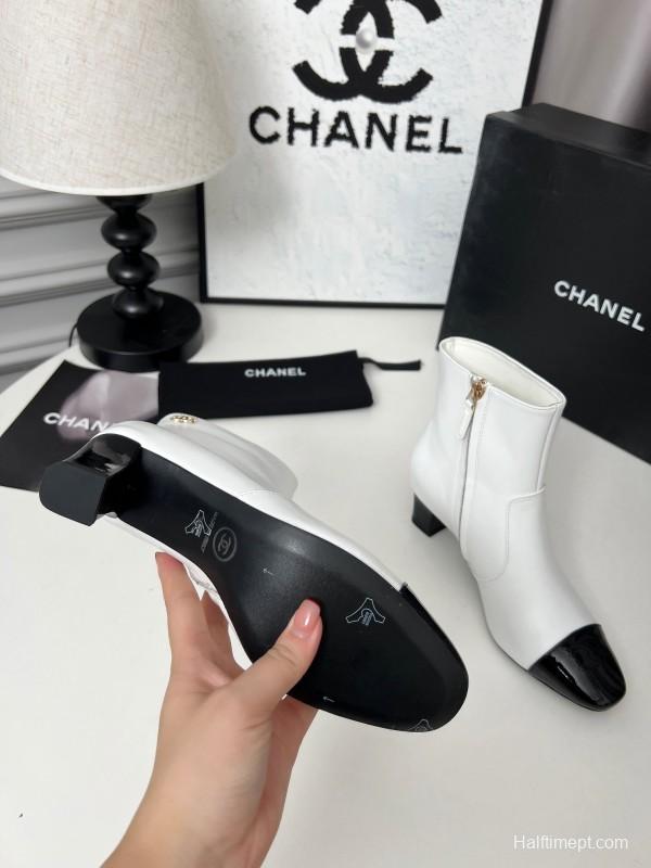 Chanel 2025/SS Double C Heel Fashion Boots - LY00370/LY00400