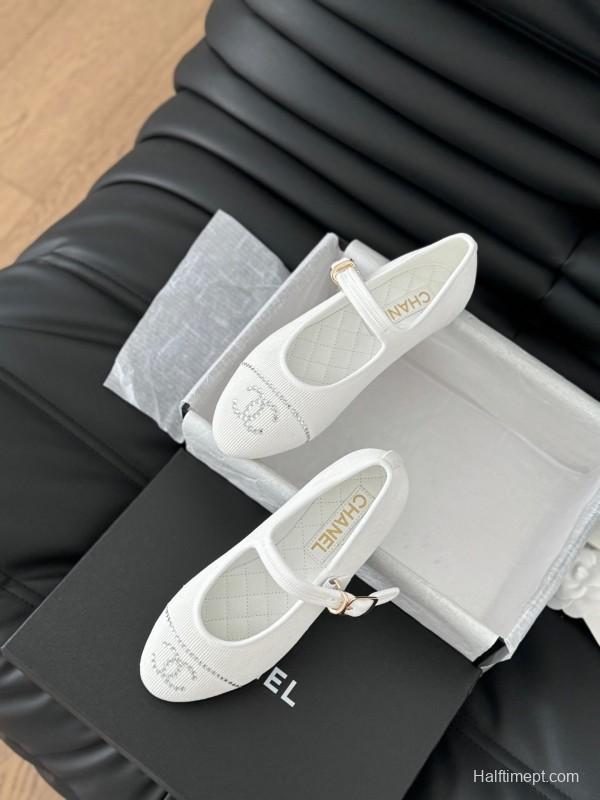 Chanel 2025 SS Runway Mary Jane Flats - LY00300