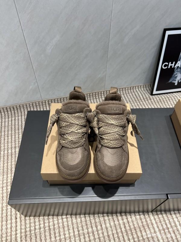 UGG Platform Loafers Series Round Toe Platform Casual Shoes - MJ00270