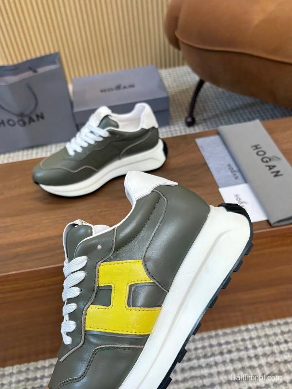 Hogan H-STRIPES Series Chunky Platform Dad Shoes Casual Sneakers - AS00350
