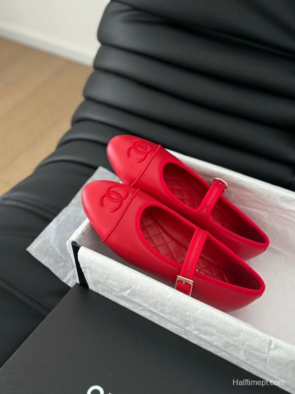 Chanel SS 2025 Runway Mary Jane Flats - LY00