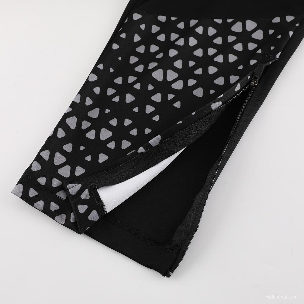 23/24 AC Milan Red S-2XL Half Zipper Jacket+Long Pants