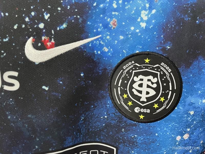 25/26 Toulouse Black with Blue Galaxy Nebula Jersey