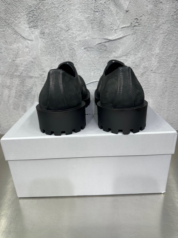 Adidas Derby Shoe, Slightly Asymmetrical Round Toe Lace-Up, Imported Cowhide Leather - AS00460