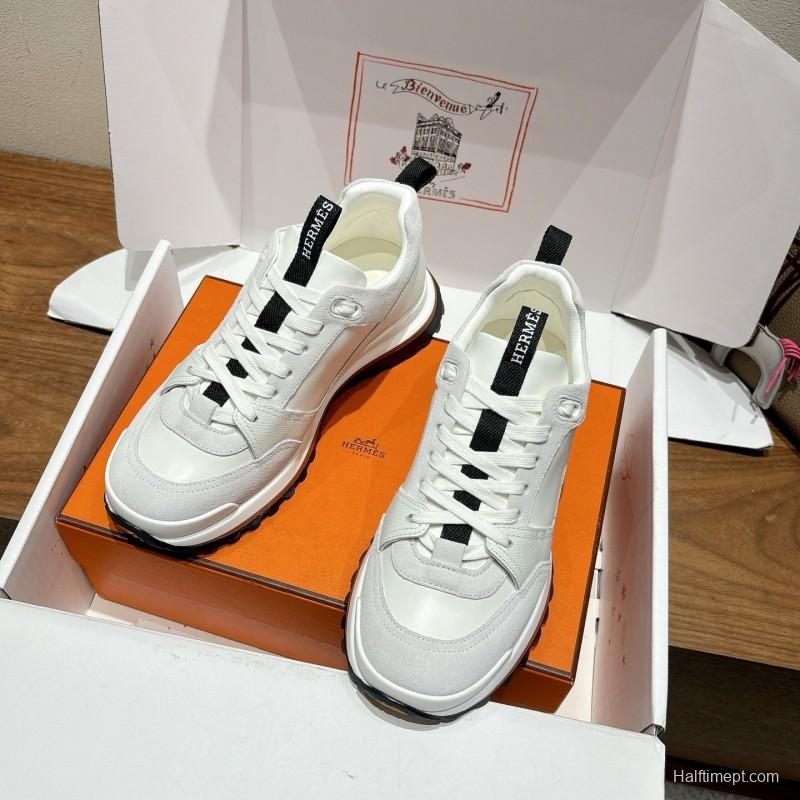 Hermes 2025/SS Autumn Winter New Boot-Type Shoes with Classic Boot Shape and British Color Blocking Design - AS00410