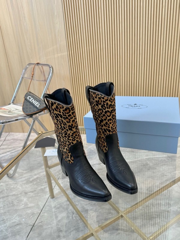 Prada Classic Pointed Toe Boots - LY00370/LY00440