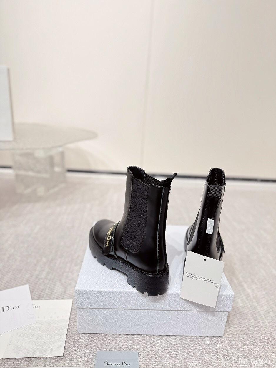 DIOR CHRONO Slip-On Motorcycle Boots - LY00340